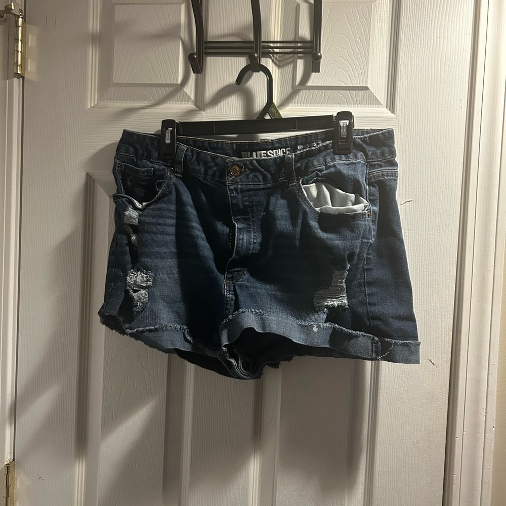 Dark Wash Shorts